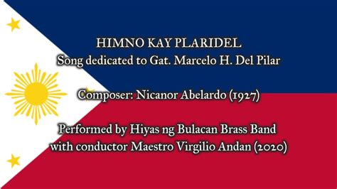marcelo h del pilar hymn lyrics